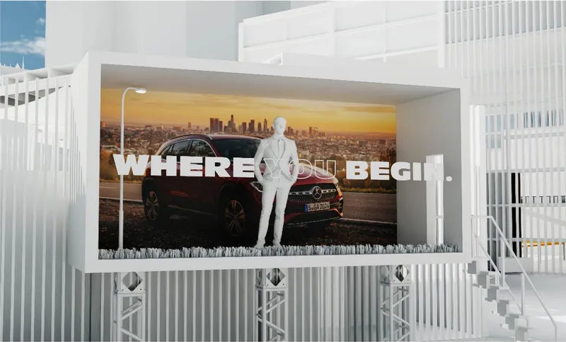 Concept rendering: billboard set