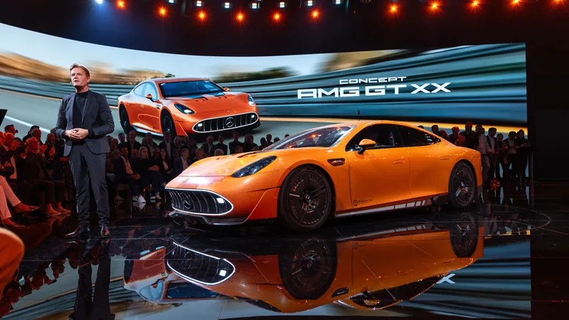Concept AMG GT XX on stage